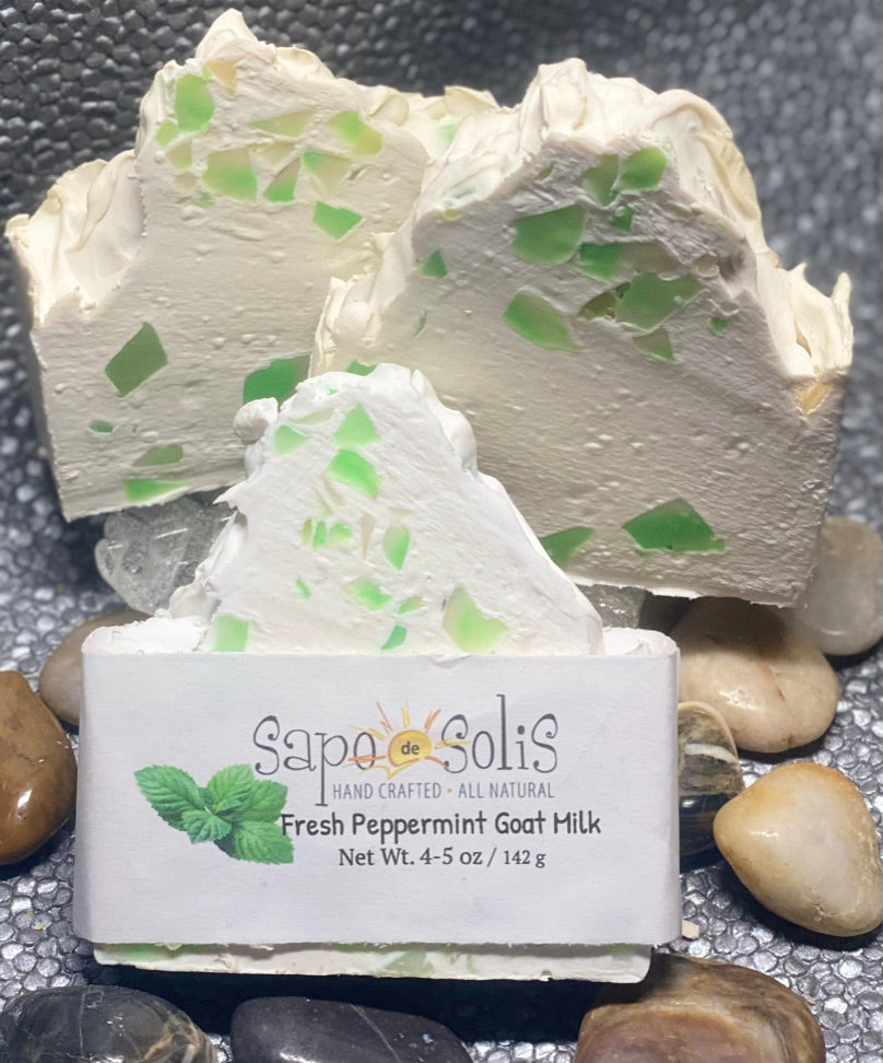 Soap Fresh Peppermint Goat Milk Soap