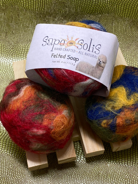 Felted Soap Bars