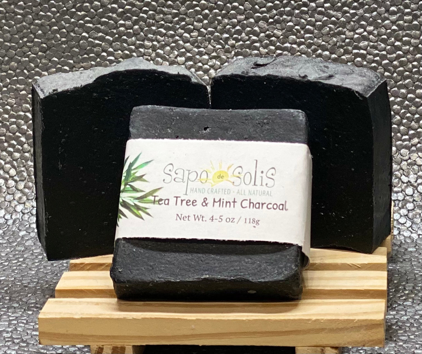 Soup- Tea Tree & mint Charcoal Bar