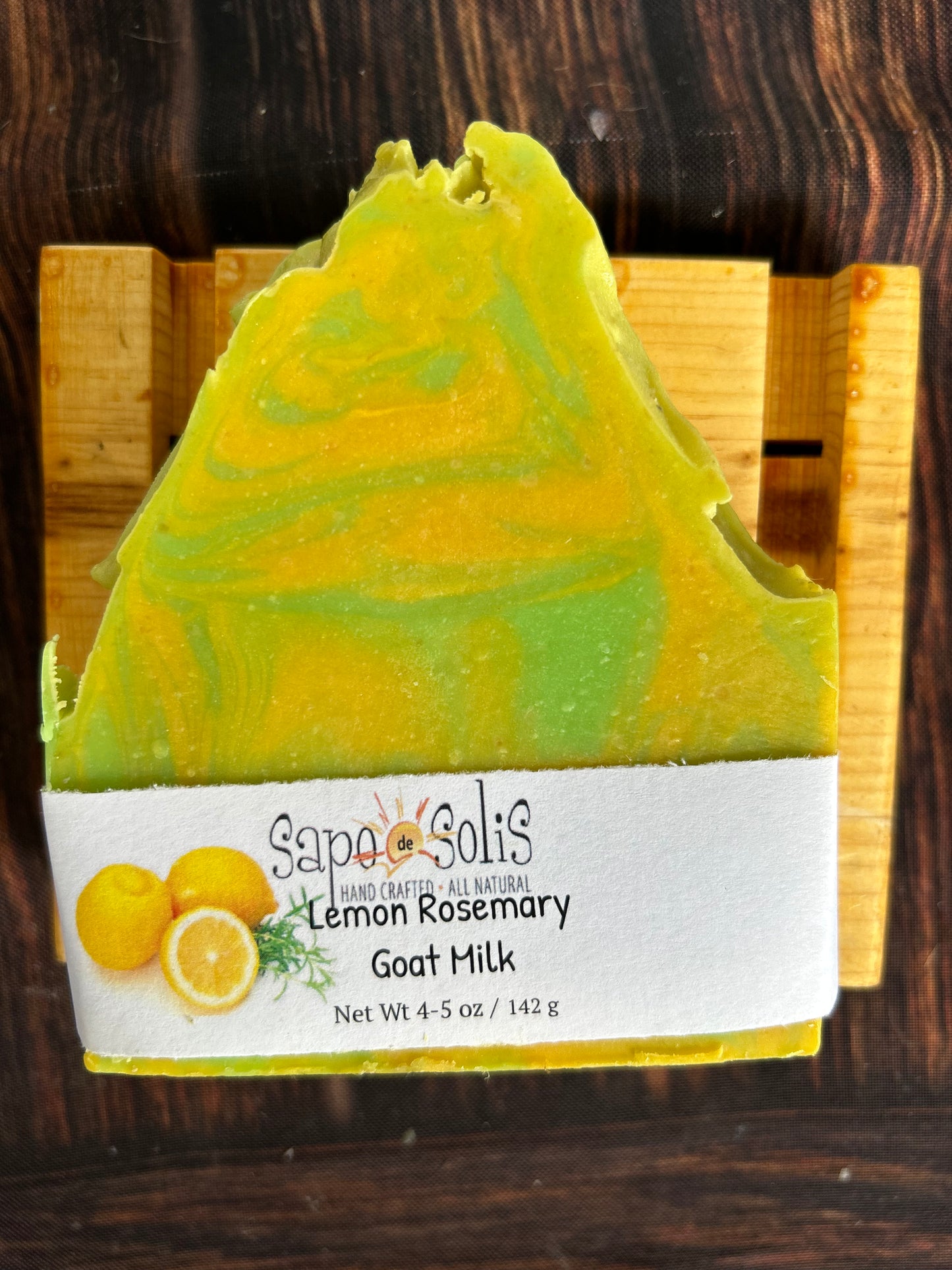 Soap- Lemon Rosemary Goat Milk Bar