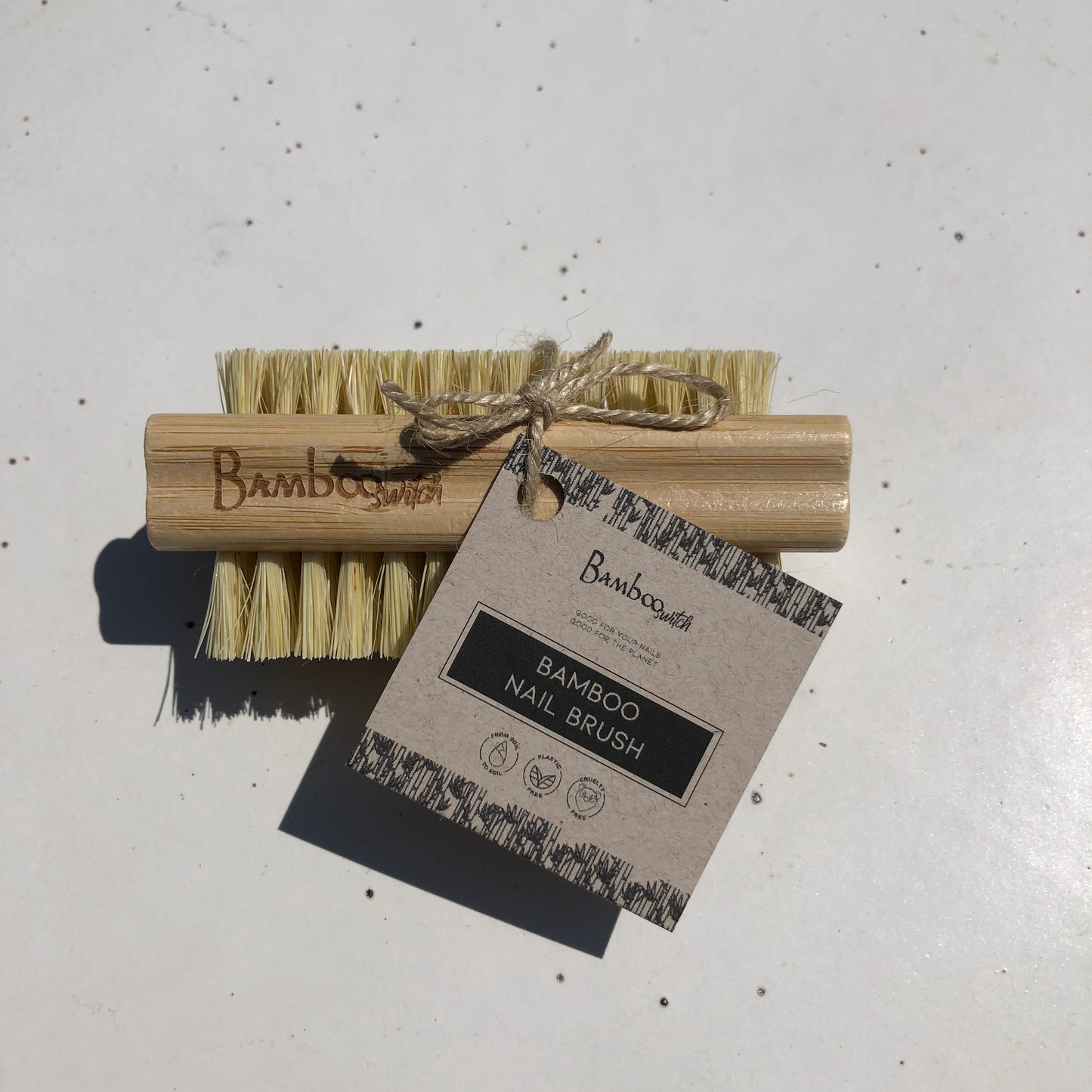 Bamboo Vegan Nail Brush | Gardening | Stocking Stuffer