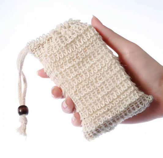 Plant based sisal soap saver pouches
