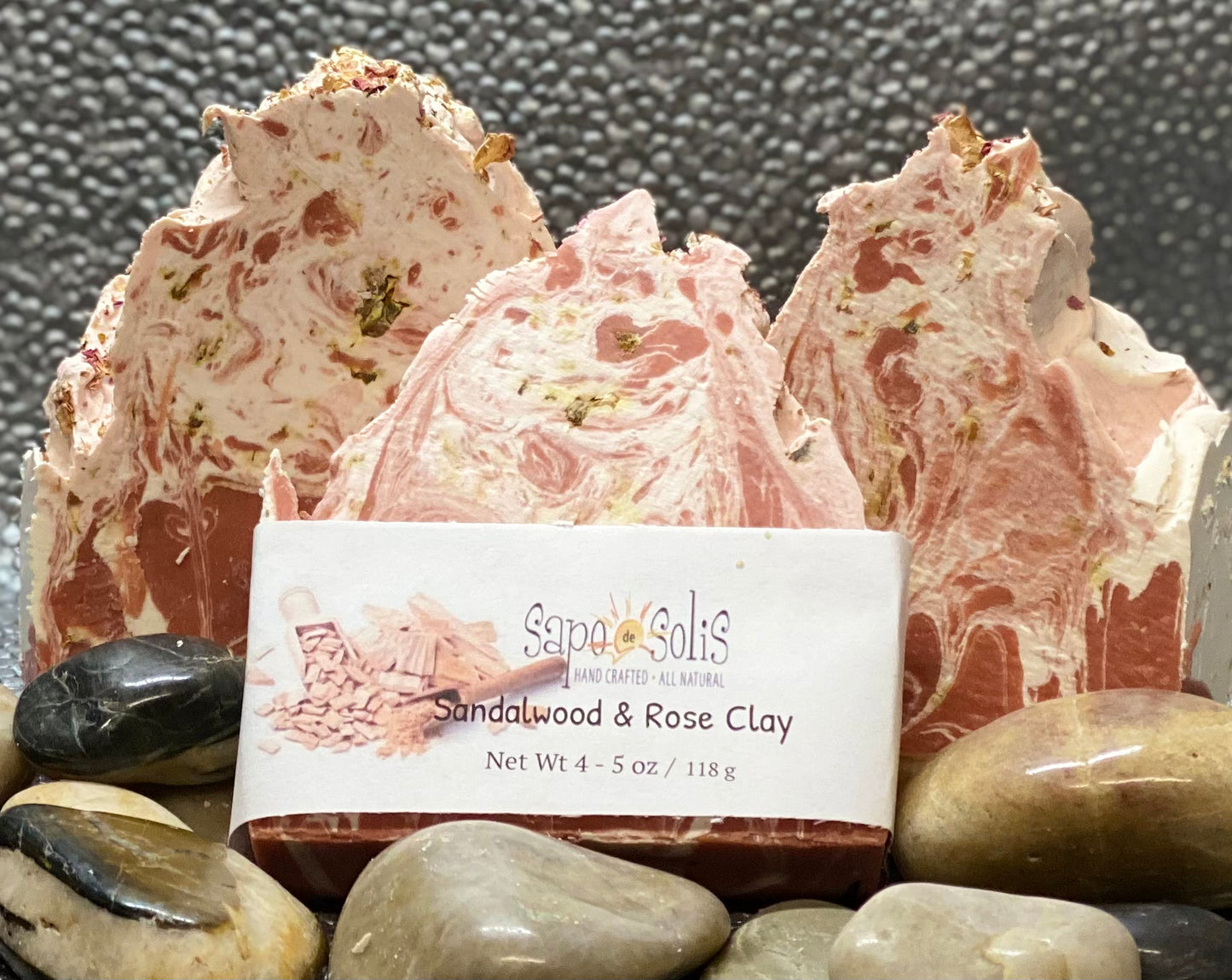 Soap- Sandalwood & Rose Clay