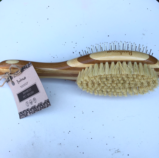 Bamboo Dog & Pet Grooming Brush | Faire Market Bestseller
